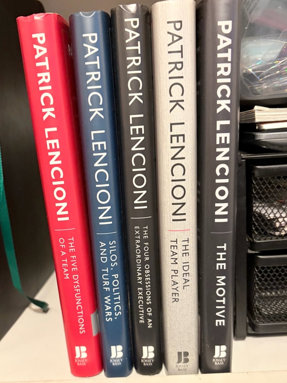 5 Hardcover Book Set - Patrick Lencioni
